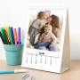 LONDON - 8-sheet desk calendar with spiral, 98x200 mm LONDON - 8-sheet desk calendar with spiral, 98x200 mm