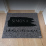 TURIN - doormat inlaid, 600x850 mm