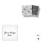MAGNET A SQUARE 25 - acrylic square magnets , 25x25mm MAGNET A SQUARE 25 - acrylic square magnets , 25x25mm