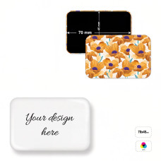 MAGNET A RECTANGLE 70 - acrylic rectangular magnets , 70x45mm