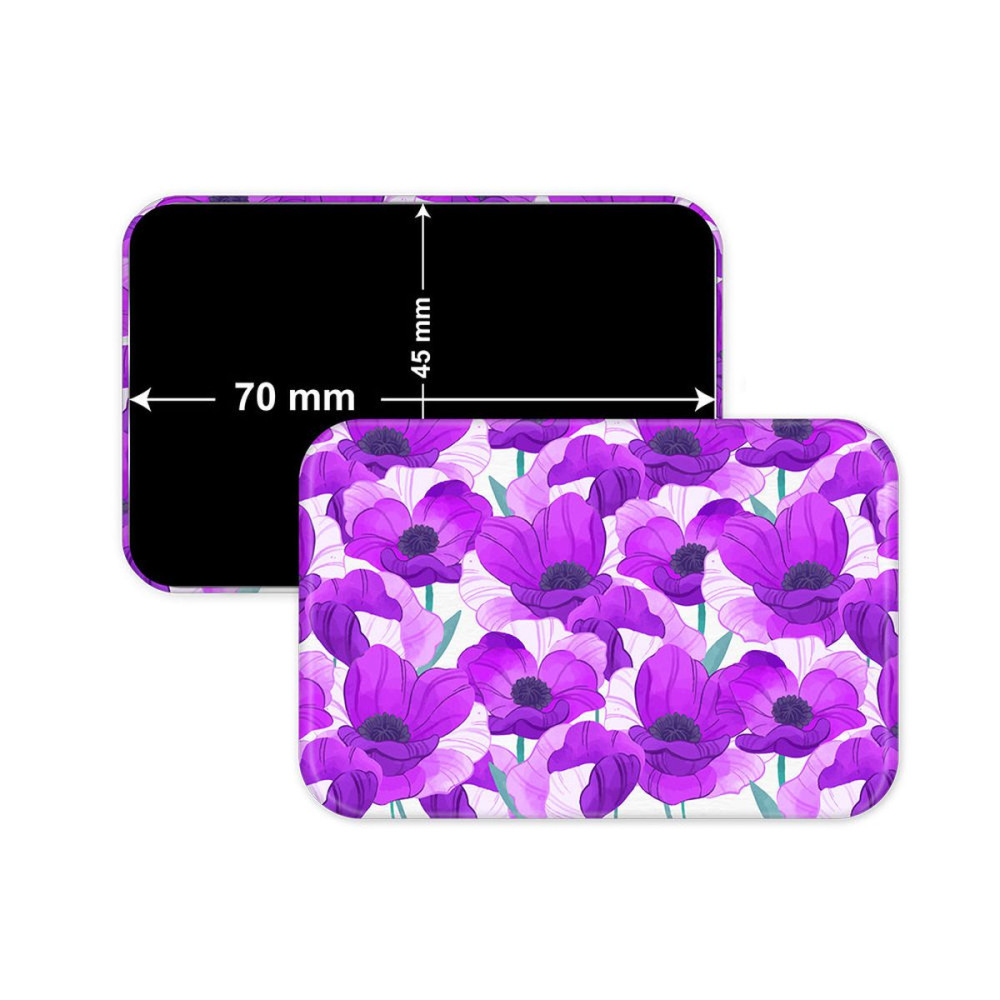 MAGNET F RECTANGLE 70 - rectangular flexible magnets , 70x45mm