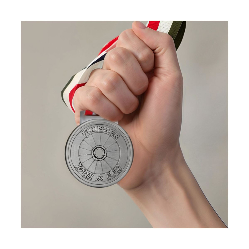 TERGAT - zinc alloy medal 2mm, 40x40 mm