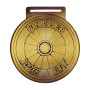 BIKILA - zinc alloy medal 3mm , 60x60 mm BIKILA - zinc alloy medal 3mm , 60x60 mm