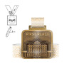 LAGAT - zinc alloy medal 2mm, 40x40 mm LAGAT - zinc alloy medal 2mm, 40x40 mm