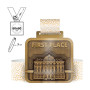 KIPKOSGEI - zinc alloy medal 3mm , 60x60 mm KIPKOSGEI - zinc alloy medal 3mm , 60x60 mm