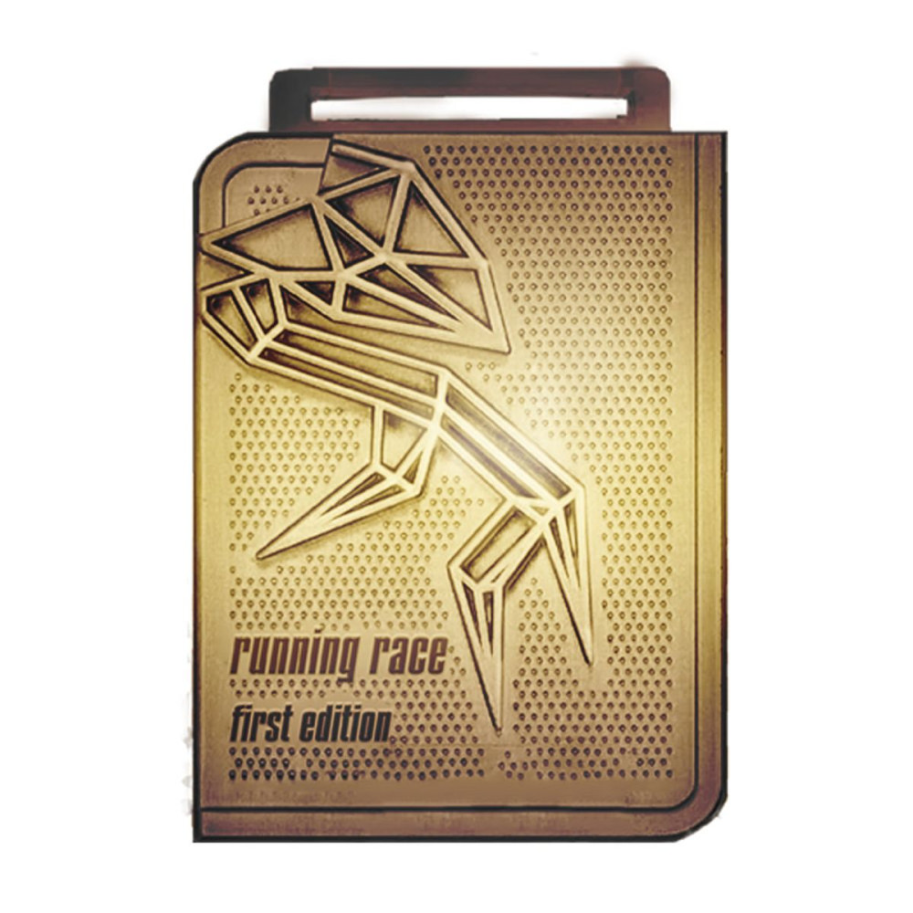 KIMUTAI - zinc alloy medal 2mm, 40x60 mm