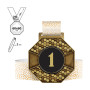 LEMMA - zinc alloy medal 2mm, 60x60 mm LEMMA - zinc alloy medal 2mm, 60x60 mm