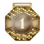 KERONO - zinc alloy medal 3mm, 60x60 mm KERONO - zinc alloy medal 3mm, 60x60 mm