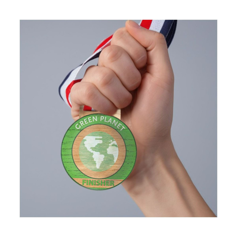 NAGOYA - plywood medal 4mm, 50x50 mm