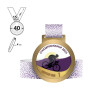 NARA - steel and plexiglass medal 4mm, 40x40 mm NARA - steel and plexiglass medal 4mm, 40x40 mm