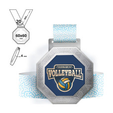 OITA - steel and plywood medal 4mm, 60x60 mm