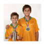 OITA - steel and plywood medal 4mm, 60x60 mm OITA - steel and plywood medal 4mm, 60x60 mm
