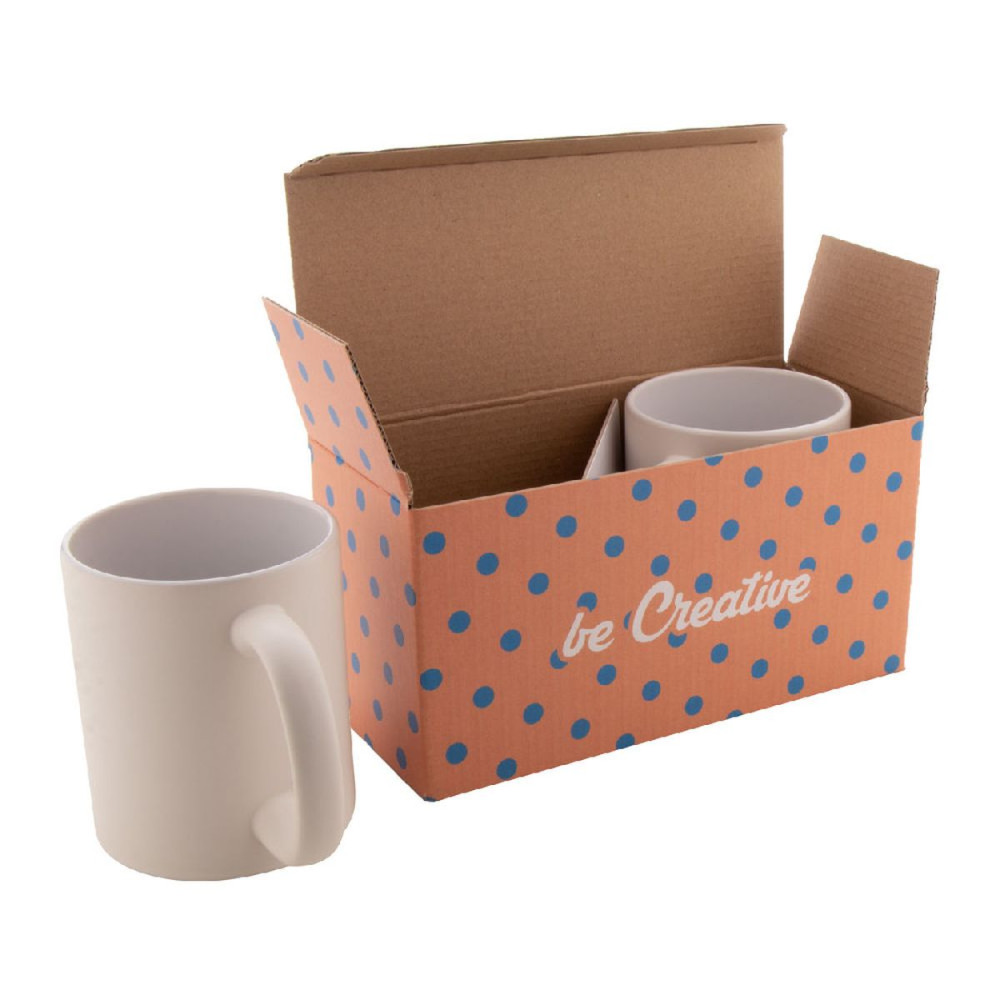 CREABOX MUG DOUBLE - custom double mug box