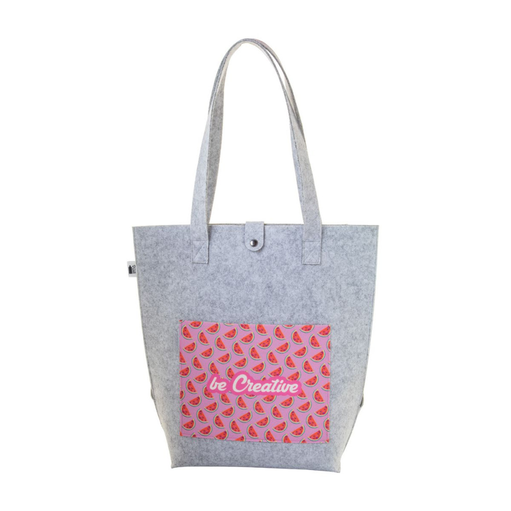 CREAFELT TOTEBACK - custom RPET shoulder bag