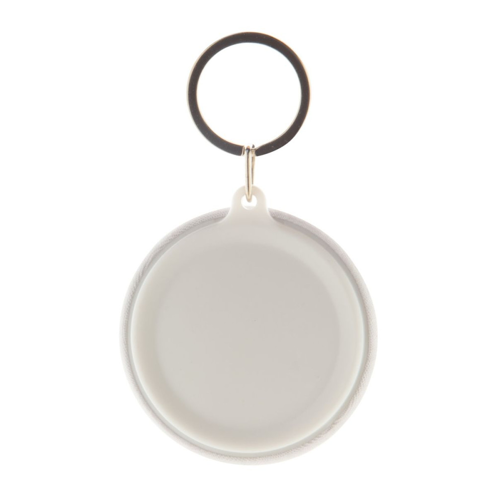 KEYBADGE RPET MAXI - pin button keyring