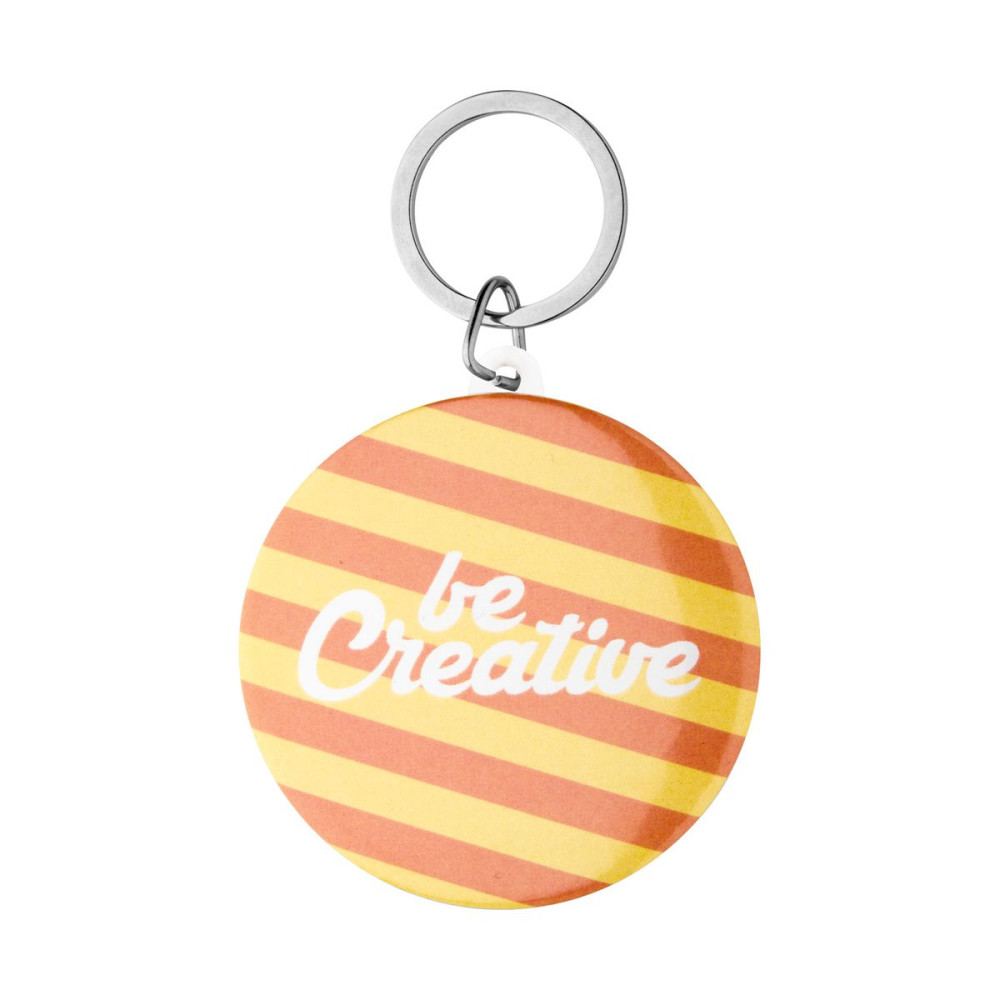 KEYBADGE MAXI - pin button keyring
