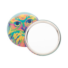 BEAUTYBADGE - pin button pocket mirror