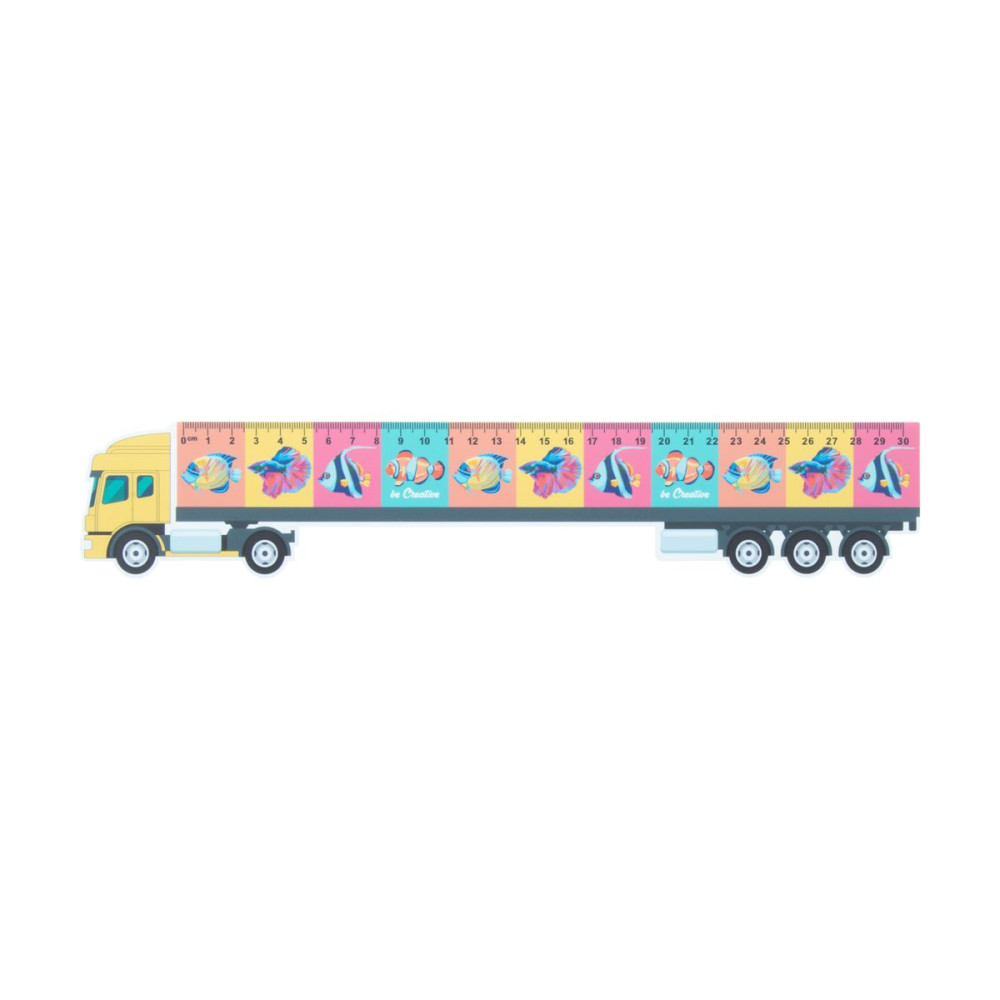 TRUCKER 30 - 30 cm ruler, truck
