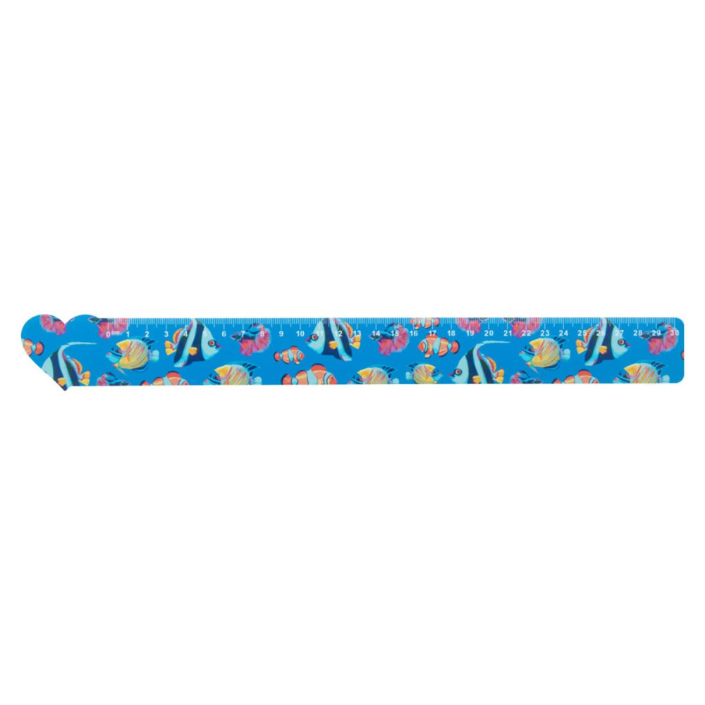 COULER 30 - 30 cm ruler, heart