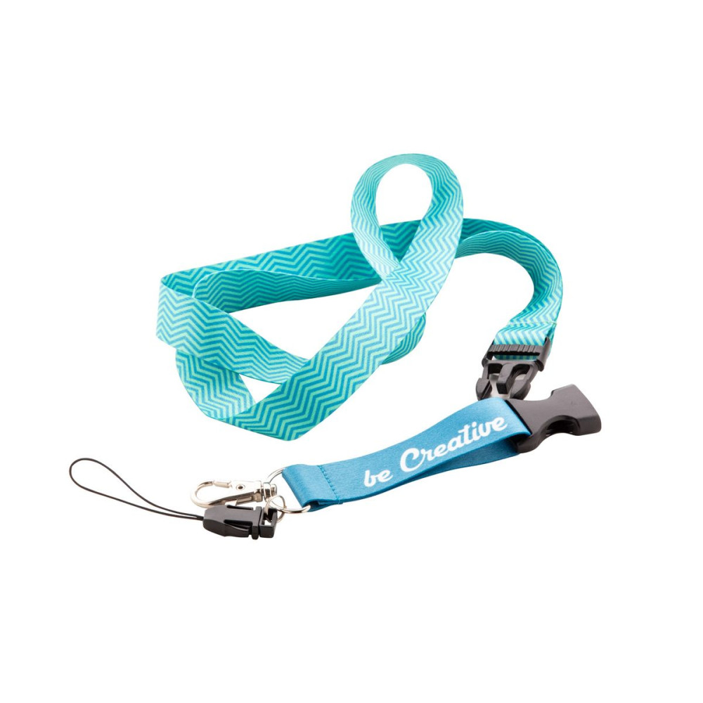SUBYARD D RPET - custom sublimation lanyard