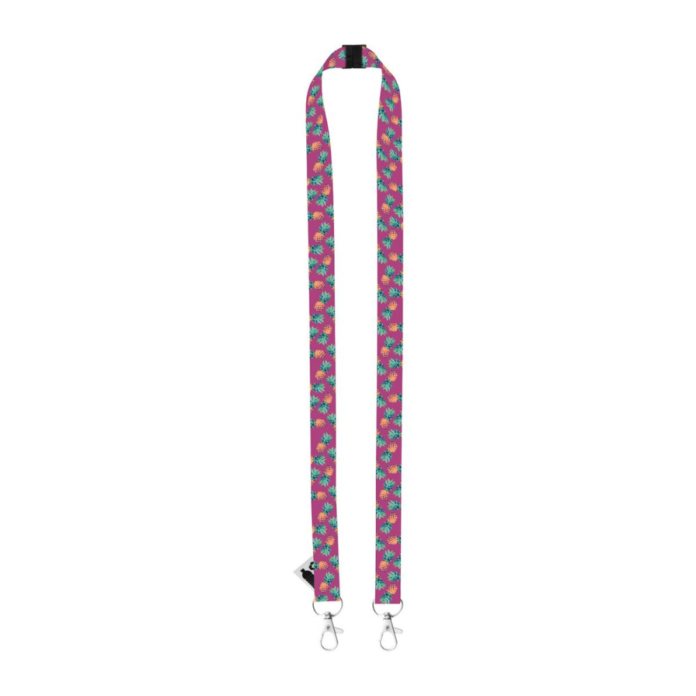 SUBYARD DOUBLE SAFE RPET - custom sublimation lanyard