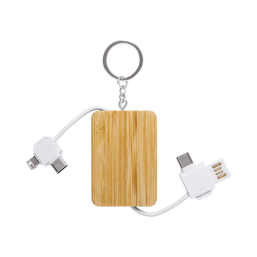 RUSELL - keyring USB charger cable