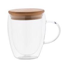 GROBINA - glass thermo mug