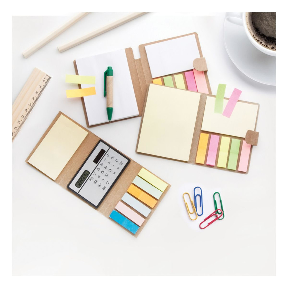 SIZES - sticky notepad