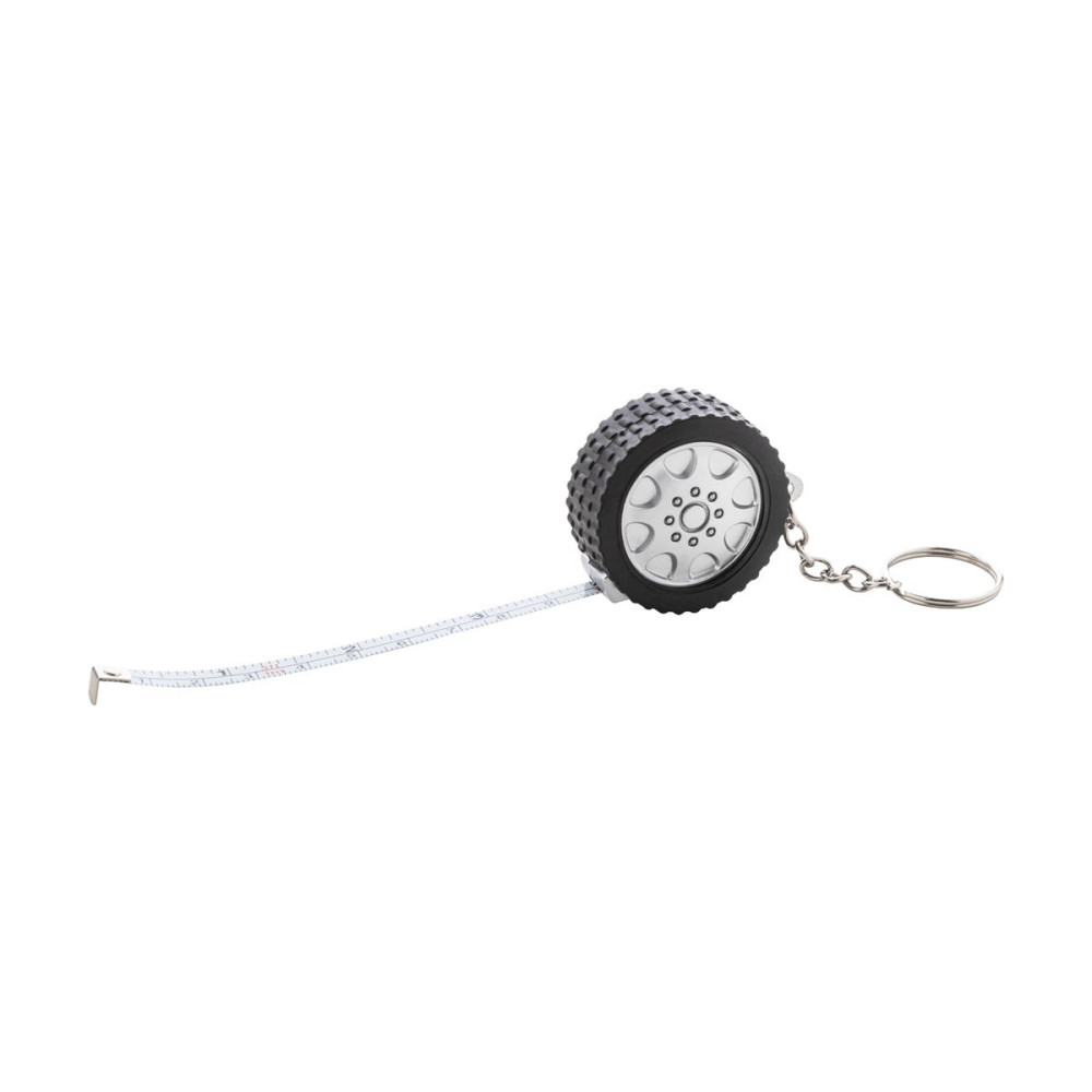 WHEEL - keyring with tape measure