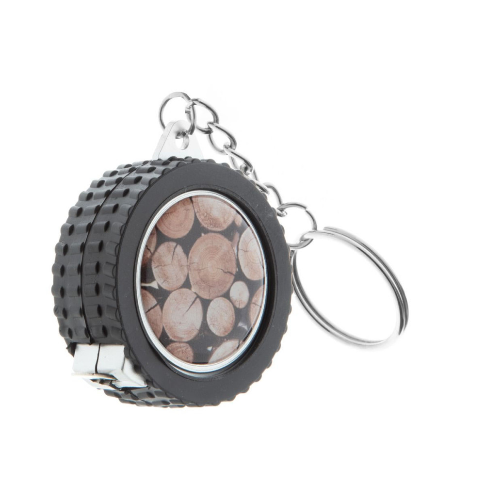 WHEEL - keyring with tape measure