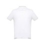 THC ADAM WH - Men's short-sleeved cotton piqué polo shirt. White THC ADAM WH - Men's short-sleeved cotton piqué polo shirt. White