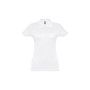 THC EVE WH - Short-sleeved fitted polo for women in 100% cotton THC EVE WH - Short-sleeved fitted polo for women in 100% cotton