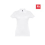 THC EVE WH - Short-sleeved fitted polo for women in 100% cotton THC EVE WH - Short-sleeved fitted polo for women in 100% cotton