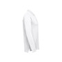 THC BERN WH - Men's long-sleeved 100% cotton piqué polo shirt with removable label THC BERN WH - Men's long-sleeved 100% cotton piqué polo shirt with removable label