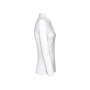THC BERN WOMEN WH - Women's long-sleeved polo shirt in cotton piqué and viscose with removable label THC BERN WOMEN WH - Women's long-sleeved polo shirt in cotton piqué and viscose with removable label