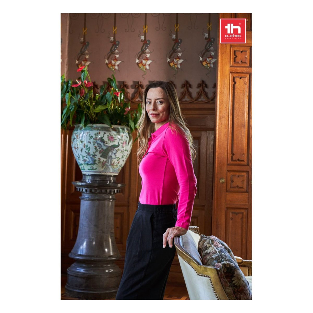 THC BERN WOMEN - Women's long sleeve polo shirt
