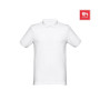 THC MONACO WH - Men's short-sleeved piqué polo shirt in 100% cotton THC MONACO WH - Men's short-sleeved piqué polo shirt in 100% cotton