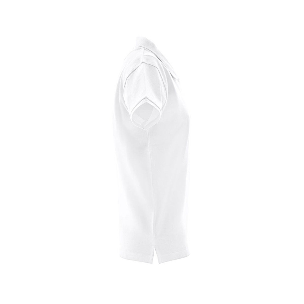 THC MONACO WOMEN WH - Women's short-sleeved polo shirt in carded cotton