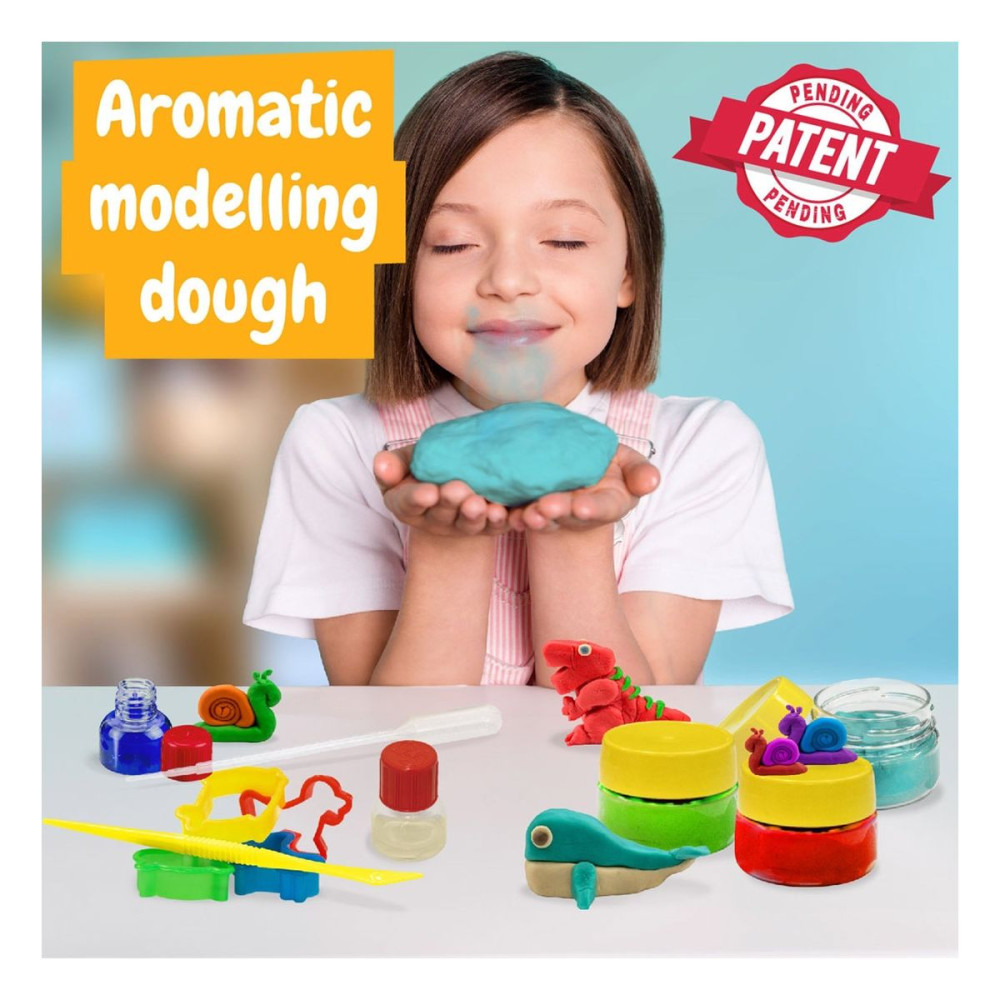 MODELING DOUGH FACTORY KIT III - Educational game supplied with a kraft paper gift bag (100 g/m²)