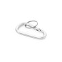 MATTHEW - Aluminium carabiner with keyring MATTHEW - Aluminium carabiner with keyring
