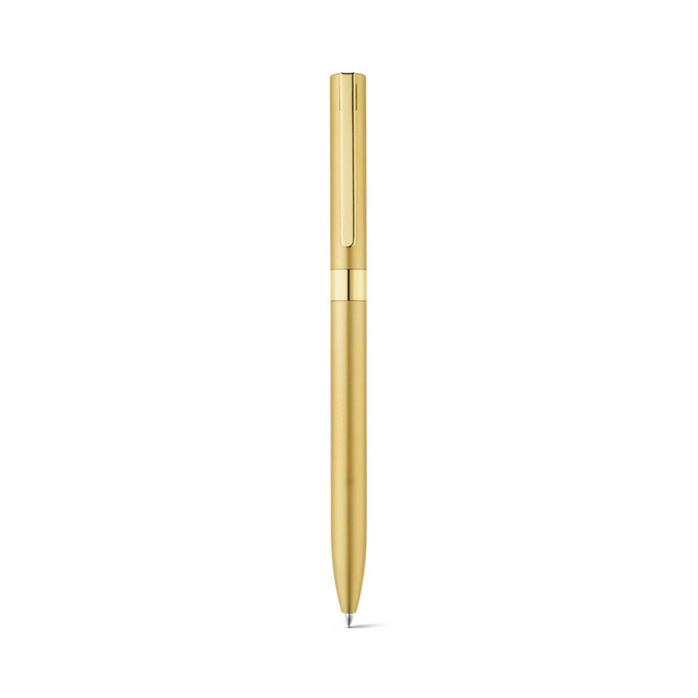 CLARE - Aluminium twist action ball pen with clip