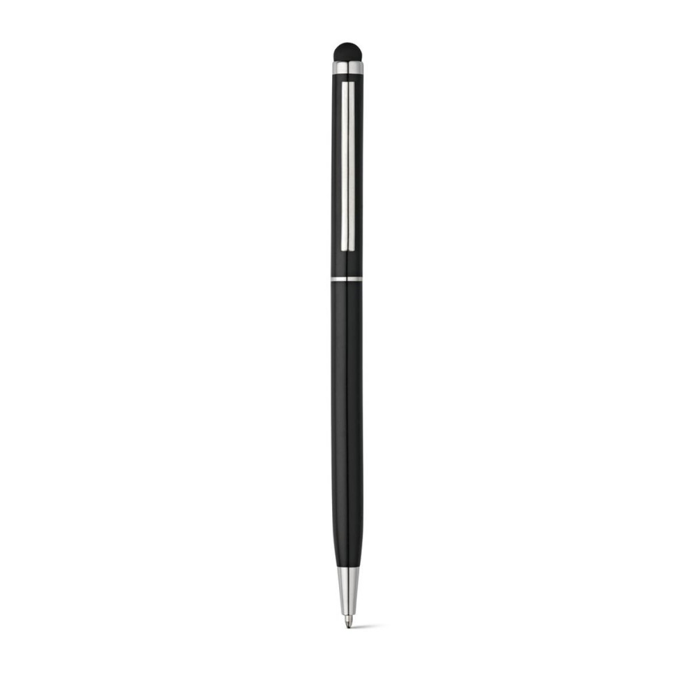 ZOE BK - Ball pen with touch tip in aluminium