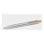 SILVERIO - Stainless steel ball pen with glossy body and clip SILVERIO - Stainless steel ball pen with glossy body and clip