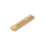 LAKE - Bamboo ball pen with twist mechanism and metal clip LAKE - Bamboo ball pen with twist mechanism and metal clip