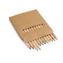 COLOURED - Pencil box with 12 coloured pencils COLOURED - Pencil box with 12 coloured pencils