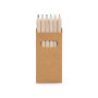 BIRD - Pencil box with 6 coloured pencils BIRD - Pencil box with 6 coloured pencils