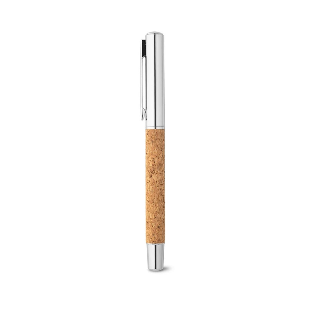 ANDREW - Roller with stainless steel body (90% rSS) and cork with clip