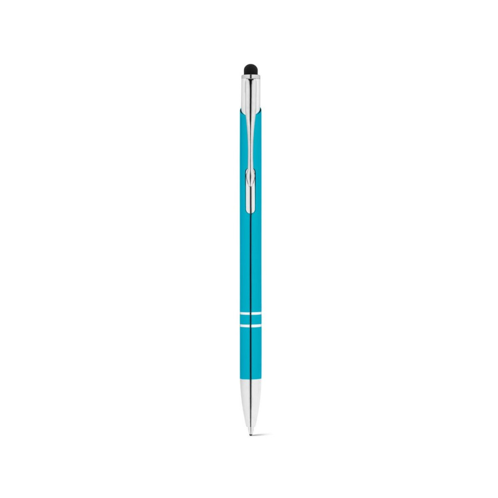 GALBA - Aluminium ball pen with touch tip and clip