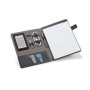 RIORDAN - A4 folder in imitation linen and PU. Lined sheets RIORDAN - A4 folder in imitation linen and PU. Lined sheets