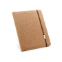 SERPA - A4 cork folder with a block of plain sheets SERPA - A4 cork folder with a block of plain sheets
